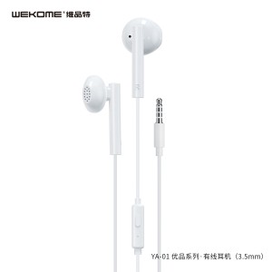 YA01 semi in ear wired earphones - 3.5mm