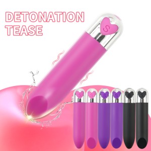 Rechargeable Heart shaped Pointed Bullet Women's Lipstick Mini Jump Egg