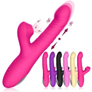 Moon Beauty G-Point Telescopic Sucking Shaker Female Masturbation Massage AV vibrator