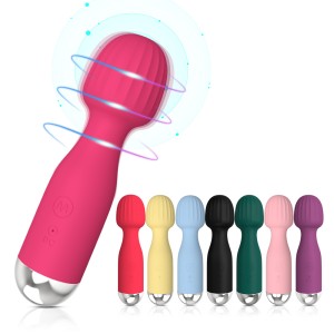 Rechargeable ripple mini strong shock AV massage vibrator for women's masturbation vibrator