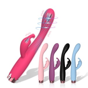 Charging Rabbit Double G-Point Thread Vibration Massage Stick for Women