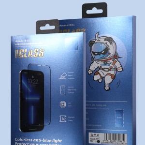 PT-023 Space Bear Eye Protection Colorless Anti Blue Light Tempered Glass