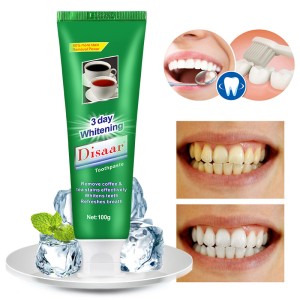 100g of toothpaste for removing coffee stains and tea stains