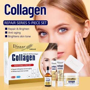 Bone collagen skincare series five piece set (100g + 30ml + 25g + 80g + 50g)