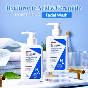 Hyaluronic acid ceramide moisturizing facial cleanser 200g