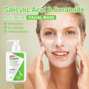 Salicylic acid ceramide anti acne facial cleanser 200g